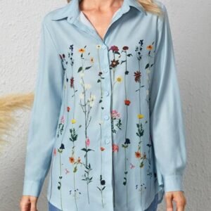 SHEIN Long Sleeve Casual Shirt